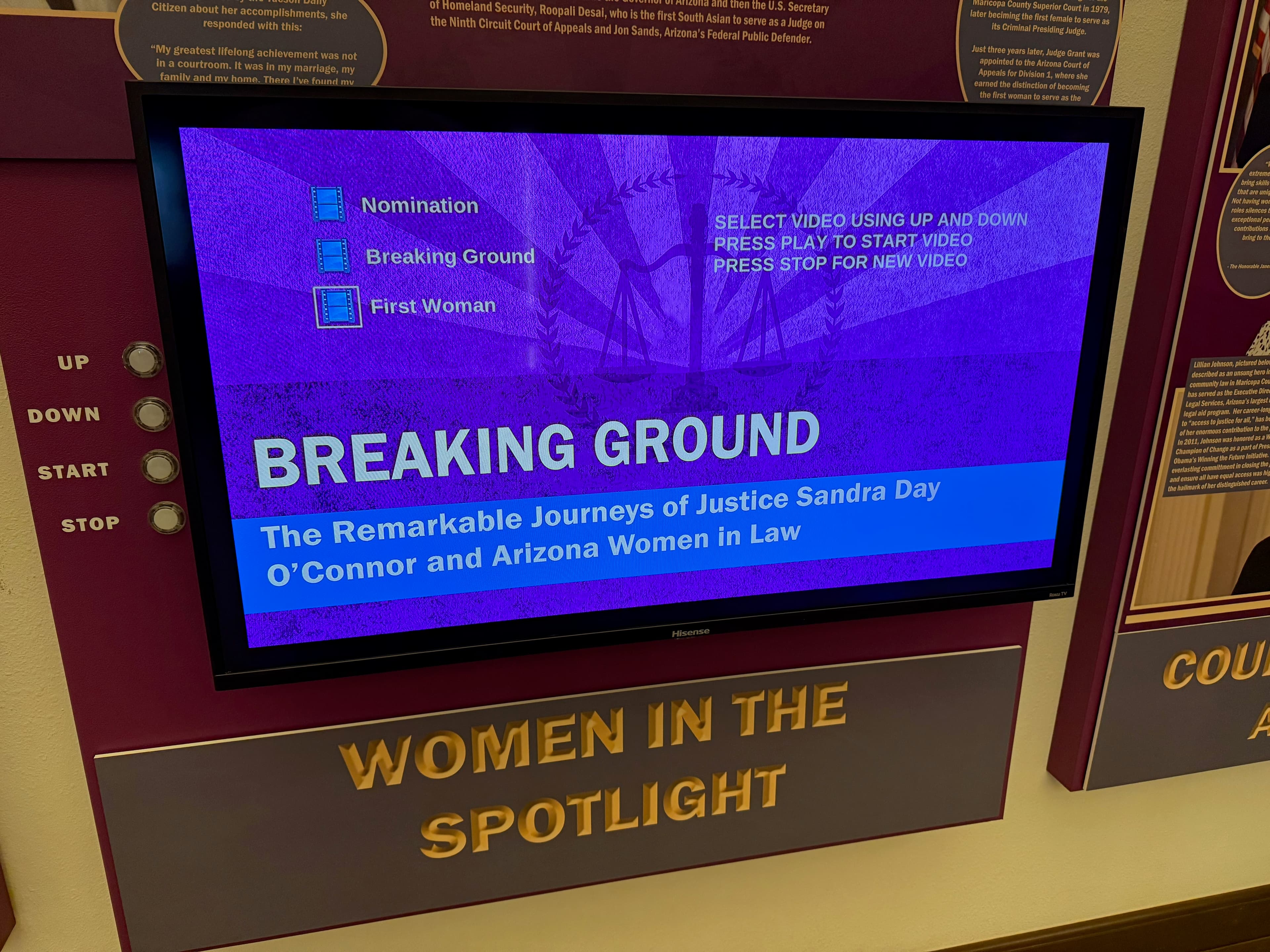Breaking Ground: Justice Sandra Day O'Connor Exhibit image 2